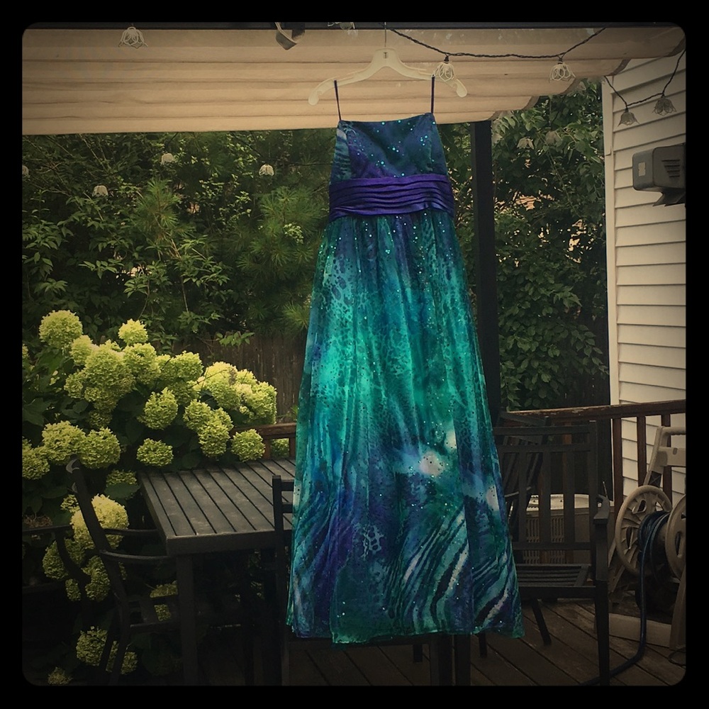 Strapless gown from David’s Bridal